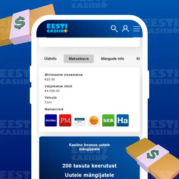 KasiinoReiting soovitab: Top 5 uut kasiinosaidi Eestis